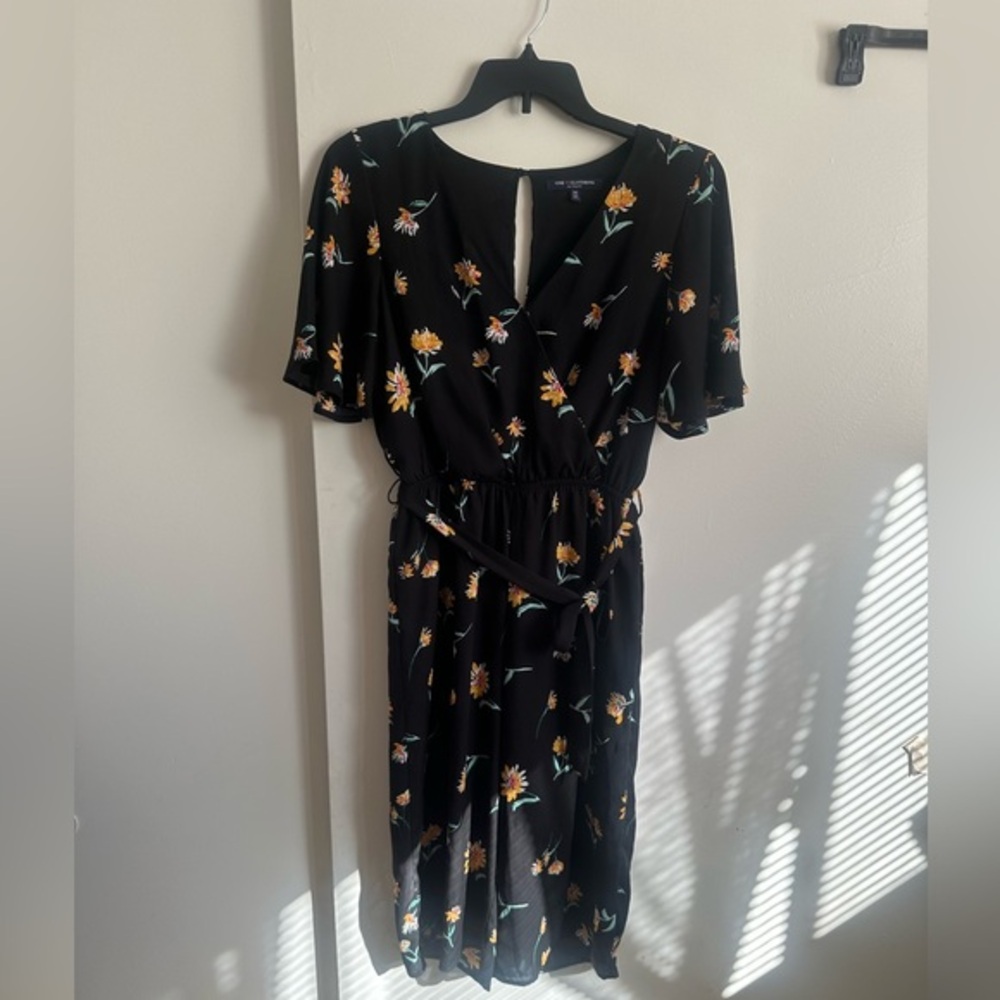 Chic Black Floral Jumpsuit